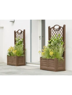 Separate Flower Box With Trellis -Backyard Bloomers webimage 8613626 02V